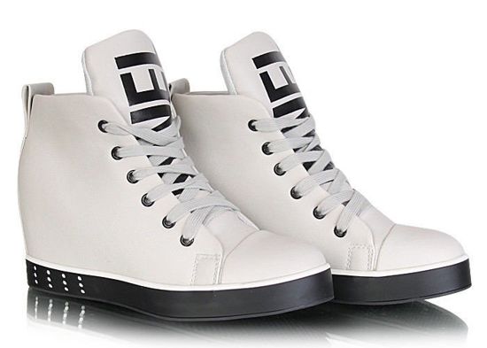 Modne szare botki sneakersy /G13-1 W66 tx525/