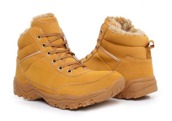 Męskie buty trekkingowe z ociepleniem /G9-1 Z210 Tx329/ Camel