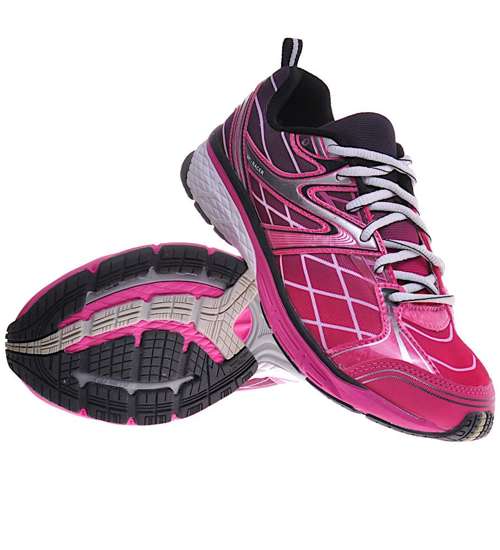 Różowe damskie buty sportowe /D6-1 11253 S200/