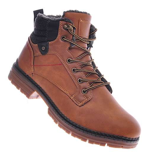 Zimowe buty trekkingowe z ociepleniem /A6-3 12831 S991/