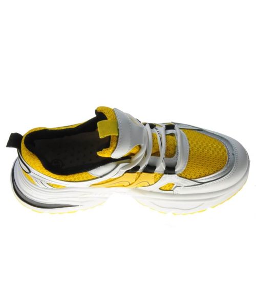 Żółte buty sportowe dla kobiet /F2-3 6157 S290/