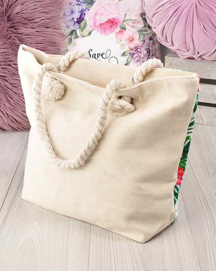 Shopper Bag- torba na zakupy- Flaming 3D /HT61 S196/