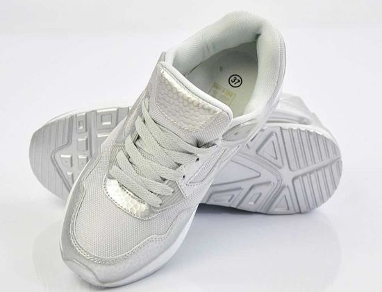 Damskie buty sportowe /G10-3 Ae244 S215/ Silver