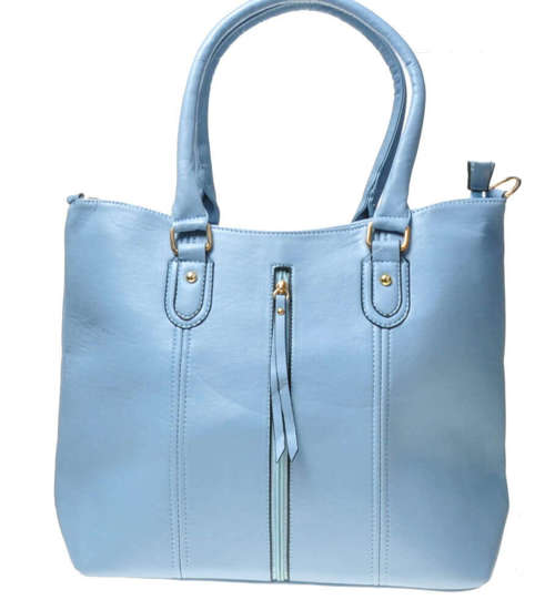Błękitna elegancka torebka z frędzlami /E-1 TR271 S192/
