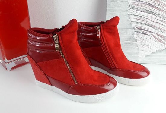 Czerwone trampki sneakersy /E10-3 Ac37 S528/ 