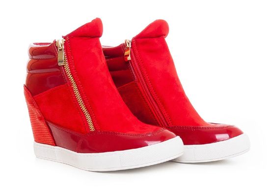 Czerwone trampki sneakersy /E10-3 Ac37 S528/ 