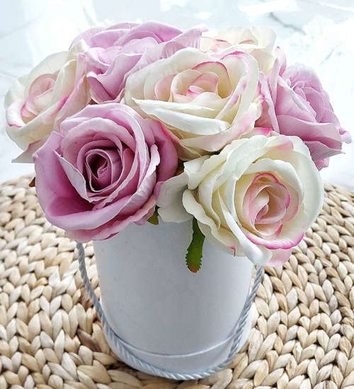 Flower box- śliczne kolorowe róże na prezent /FL14 S243/