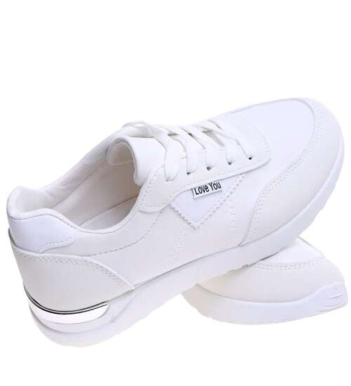 Klasyczne białe buty sportowe damskie /D3-3 16061 G283/