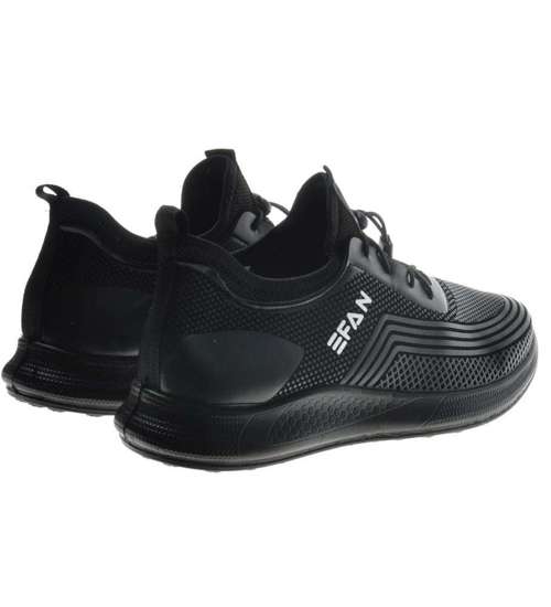 Wsuwane czarne buty sportowe /E5-2 9073 S311/