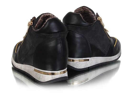 Czarne trampki sneakersy /F6-3 W103 sel/ 