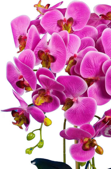 Fioletowy storczyk orchidea- sztuczne kwiaty 60 cm 3pgoc