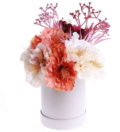 Flower box- śliczne kolorowe kwiaty na prezent /FL24 S345/