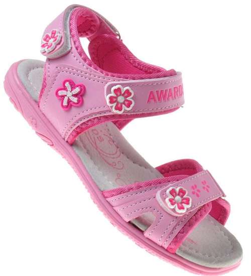 Różowe sandały dla dziewczynki /H10 8831 S299/