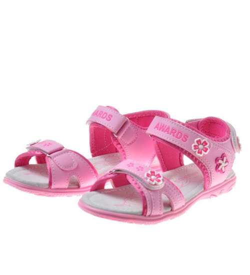 Różowe sandały dla dziewczynki /H10 8831 S299/