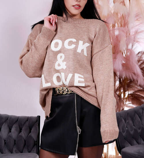 Damska bluzka sweterek Rock & Love /H UB574 T423/