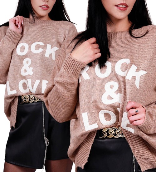 Damska bluzka sweterek Rock & Love /H UB574 T423/