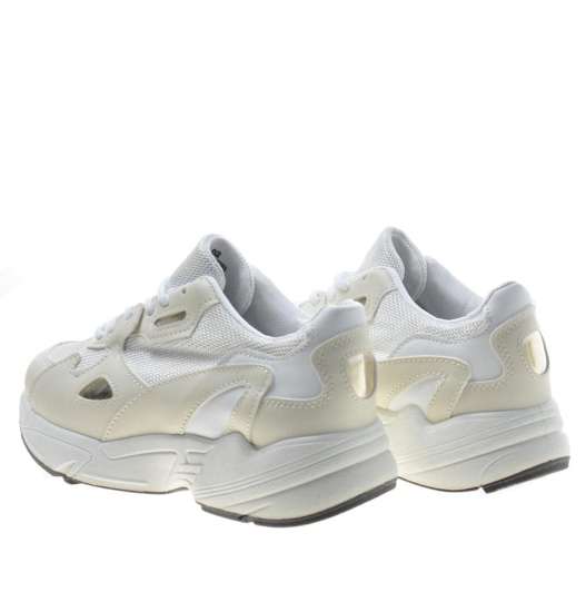 Białe damskie buty sportowe /G2-2 9730 S295/ 