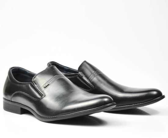 Eleganckie męskie pantofle CZARNE /x2-4 4103 S399/