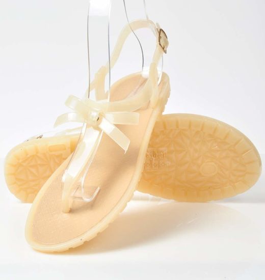 Plażowe sandały meliski Vices Nude /B6-1 3483 S192/
