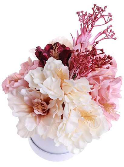 Flower box- śliczne kolorowe kwiaty na prezent /FL25 S340/