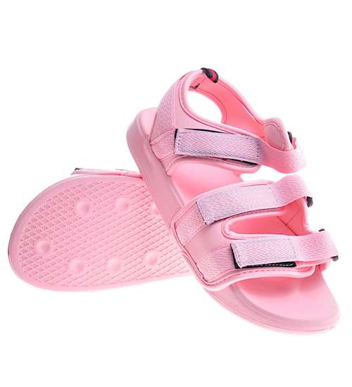 Lekkie różowe sandały /F4-2 11852 T199/