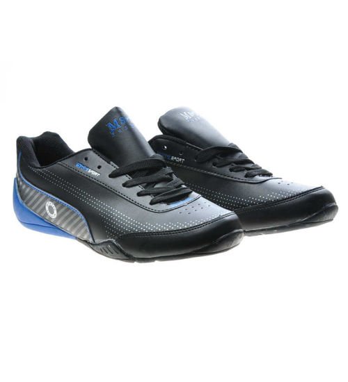 Chłopięce buty sportowe Black-Blue /E9-1 4740 S174/
