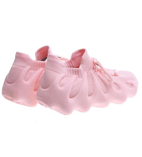 Wasuwane różowe buty damskie /G5-2 13496 T236/