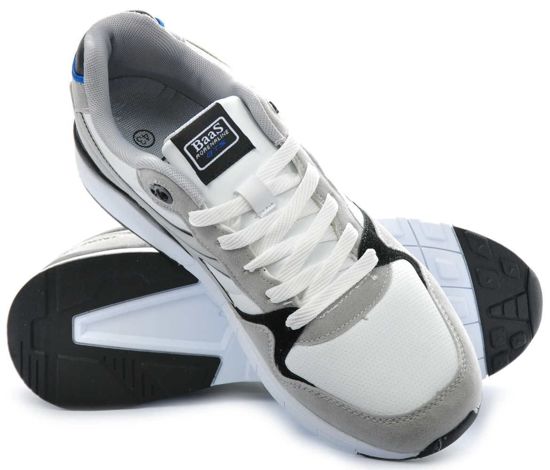 Białe obuwie sportowe dla mężczyzn /E9-2 1356 S319/