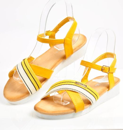 Żółte sandały damskie /xx 3522 S2/