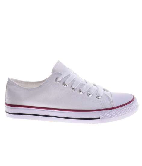 Wsuwane białe buty sportowe /G3-3 12169 T390/
