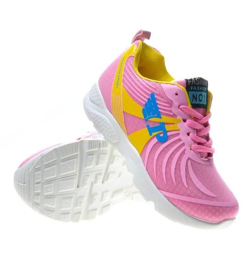Różowe buty sportowe dla dziewczynki /X2-5 4805 S172/