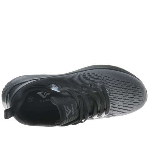 Czarno szare sportowe buty chłopięce Gelteo /A2-29236 S595/