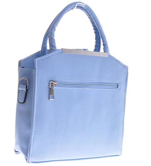 Niebieska damska torebka kuferek /H2-K43 TB309 S293/