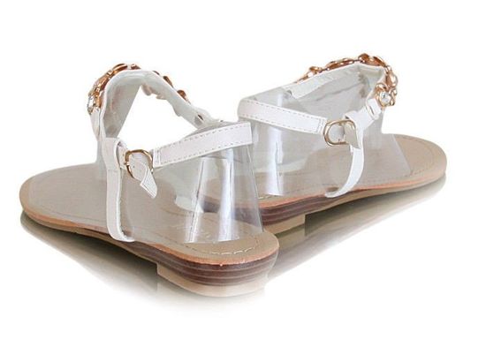 Białe sandały japonki /G3-1 X43 Sx121/