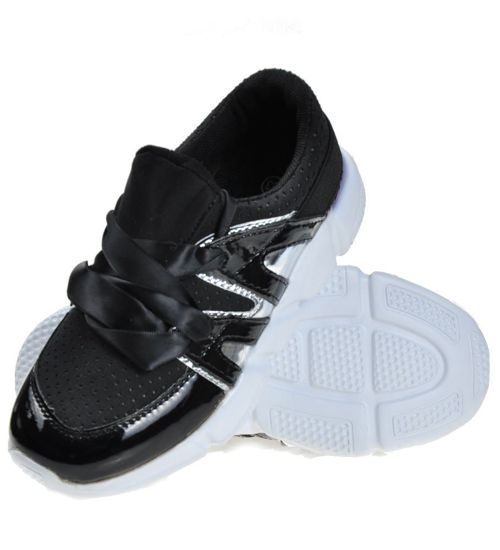 Lekkie sportowe buty dla dziecka CZARNE /B1-2 4262 S174/