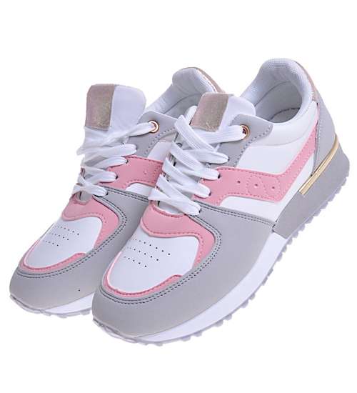 Sportowe buty damskie Grey /D2-2 10668 S399/