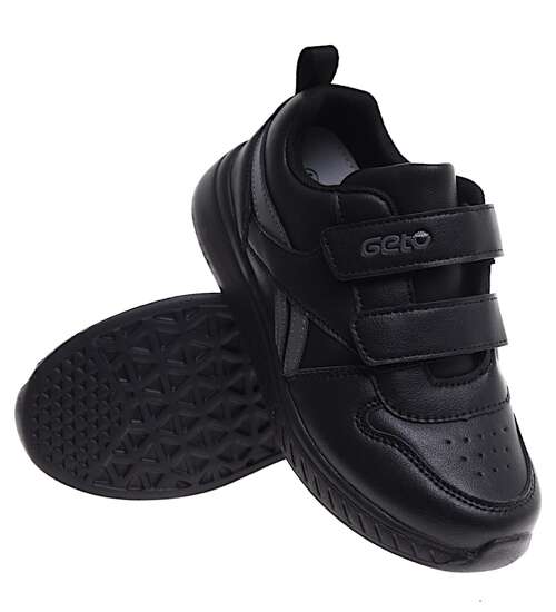 Czarne dziecięce buty sportowe sneakersy /G9-3 16812 T488/