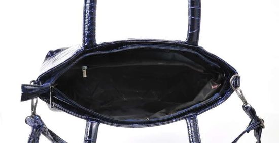 Duża torebka damska Shopper Bag GRANATOWA /HT143 s290/