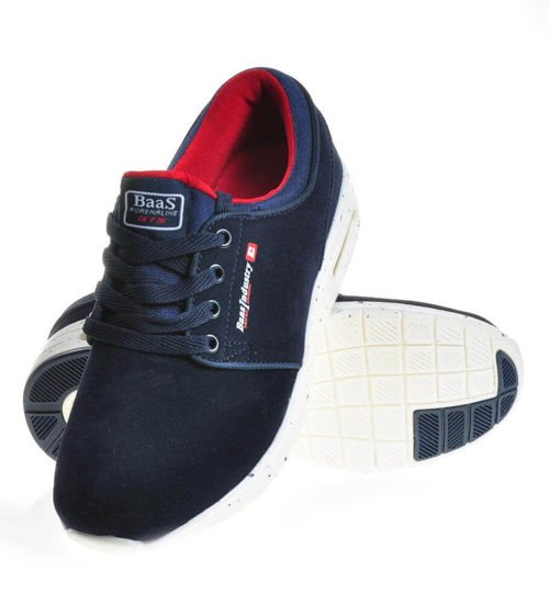 Wygodne buty sportowe damskie GRANATOWE /X1-3 4359 S179/