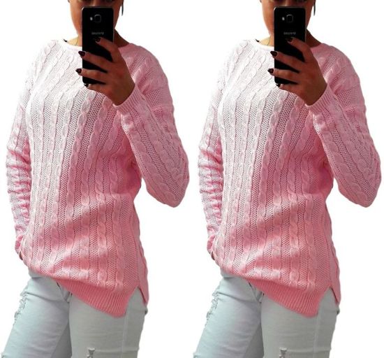 Śliczny różowy sweter /E10-1 Cx115 S212/ 04