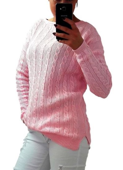 Śliczny różowy sweter /E10-1 Cx115 S212/ 04