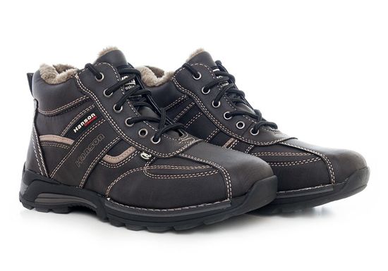 Czarne buty z ociepleniem /B6-3 Ae11 T429/ 