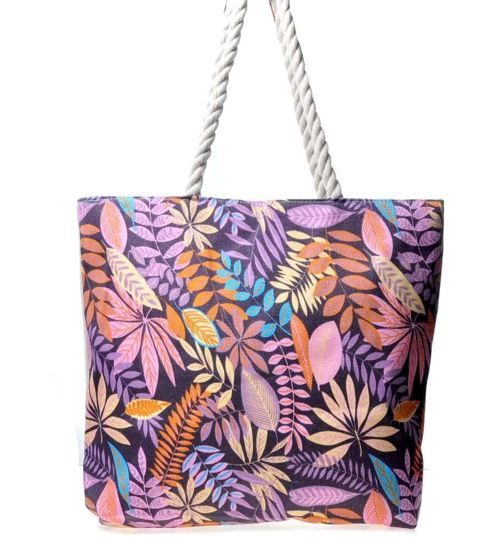 Duża torba Shopper Bag z kwiatowym printem /TR179 S099/