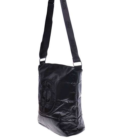 Czarna torebka damska na ramię /H2-K56 TB413 M493/