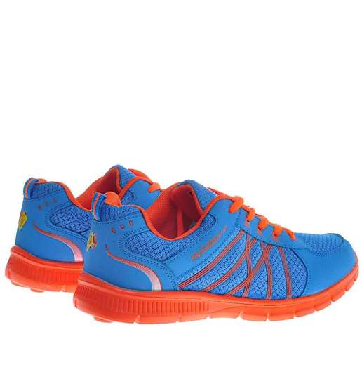 Pomarańczowo niebieskie buty sportowe /A6-1 11258 S106/