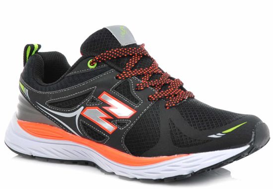 Męskie buty sportowe BLACK/RED /G5-1 1586 S425/