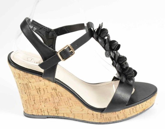 Kobiece sandały /D6-3 Ae521 S128/ Czarne