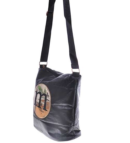Modna damska torebka w czarnym kolorze /H2-K51 TB415 M493/