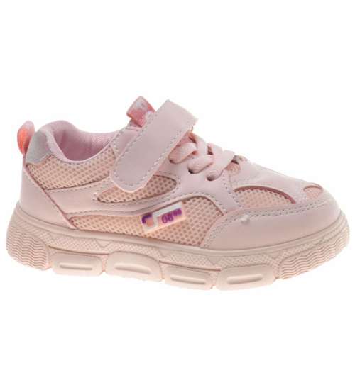 Dziewczęce różowe buty sportowe /G11-3 9398 S197/