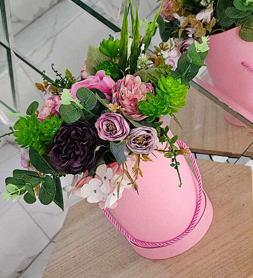 Flower box- kolorowe kwiaty na prezent /FL43A M288/